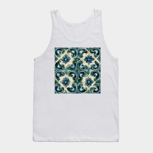 Italian Majolica Tile 25 Tank Top